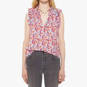 NEW XIRENA women's bex top in cornflower blue